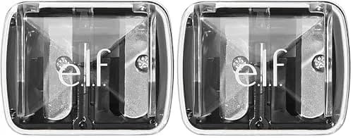 e.l.f. Dual-Pencil Sharpener with Bonus Small Sharpener, Pack of 2 | Essential Tool for Precise Application thumbnail 1