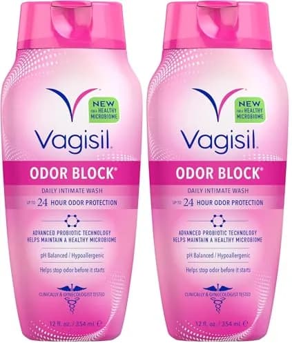 Vagisil Odor Block Feminine Wash 710ml (24 Fl Oz) | Gynecologist Tested Hypoallergenic — Odor Block