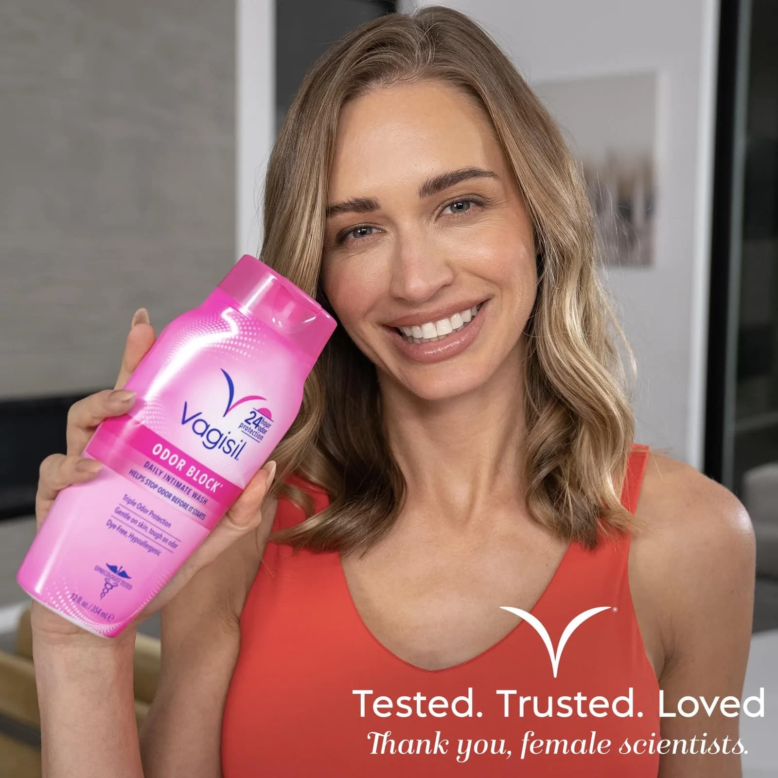 Vagisil Odor Block Feminine Wash 710ml (24 Fl Oz) | Gynecologist Tested Hypoallergenic - view 5