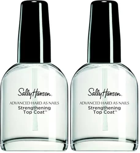 Sally Hansen Hard As Nails® Strengthening Top Coat 26.6ml (0.9 Fl Oz) | Prevents Breaking & Splitting thumbnail 1