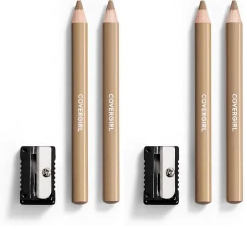 COVERGIRL Easy Breezy Brow Fill + Define Brow Pencil 1 Count (Pack of 2) Long-Lasting, Deep Pigmented, Blendable Formula thumbnail 1