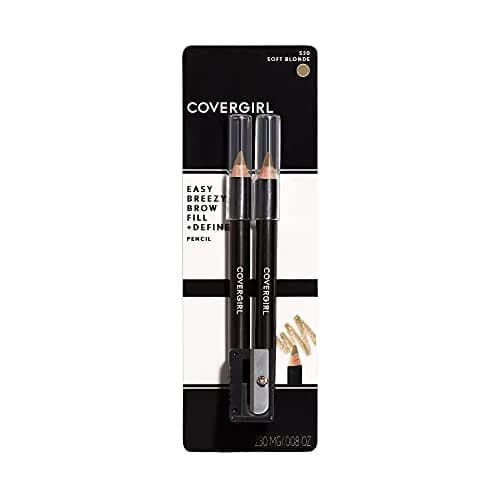 COVERGIRL Easy Breezy Brow Fill + Define Brow Pencil 1 Count (Pack of 2) Long-Lasting, Deep Pigmented, Blendable Formula thumbnail 3