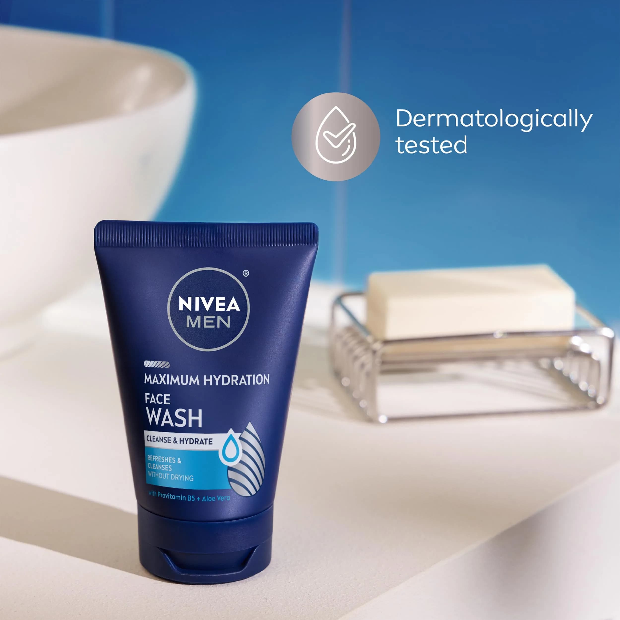 NIVEA MEN Maximum Hydration Face Wash 200ml (6.76 Fl Oz) | Hydrates & Cleanses Dry Skin - view 7