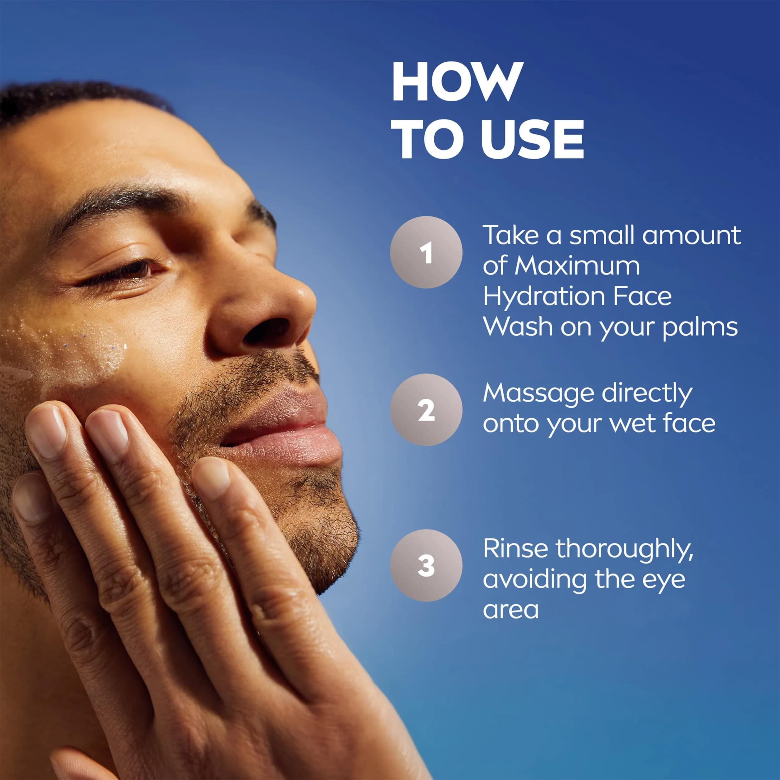 NIVEA MEN Maximum Hydration Face Wash 200ml (6.76 Fl Oz) | Hydrates & Cleanses Dry Skin - view 8