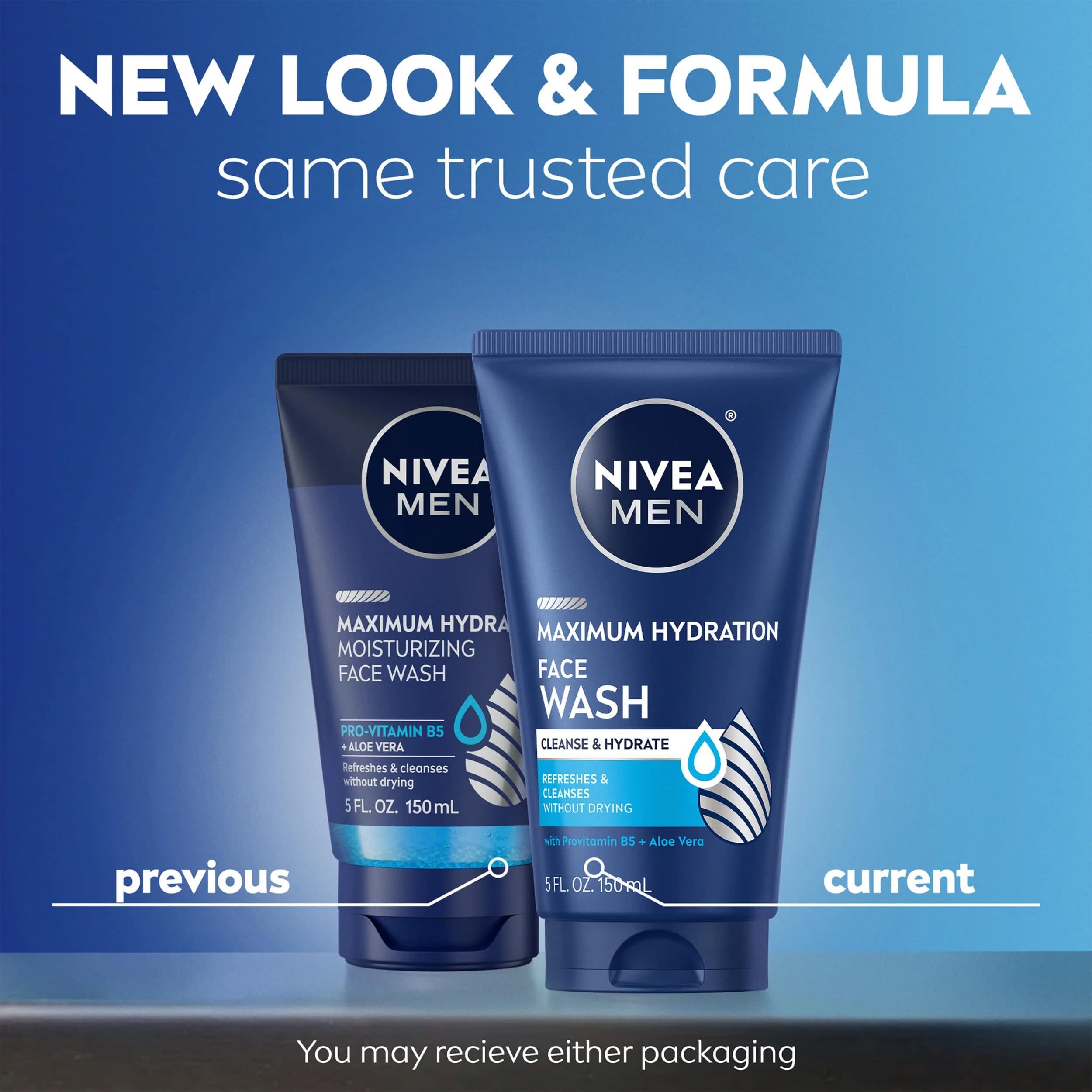 NIVEA MEN Maximum Hydration Face Wash 200ml (6.76 Fl Oz) | Hydrates & Cleanses Dry Skin - view 2