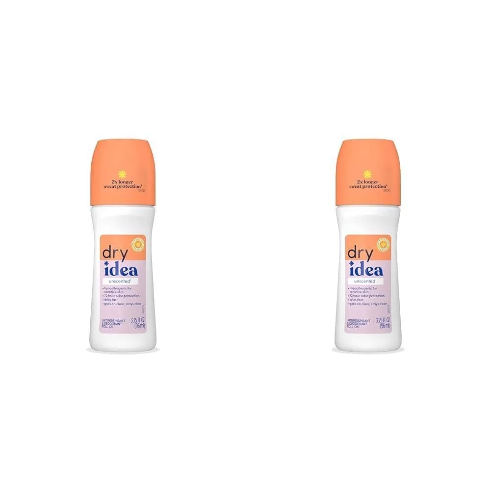 Dry Idea Roll-On Deodorant & Antiperspirant | 189ml (6.5 Fl Oz) | 72-Hour Odor Protection for Sensitive Skin - main product image