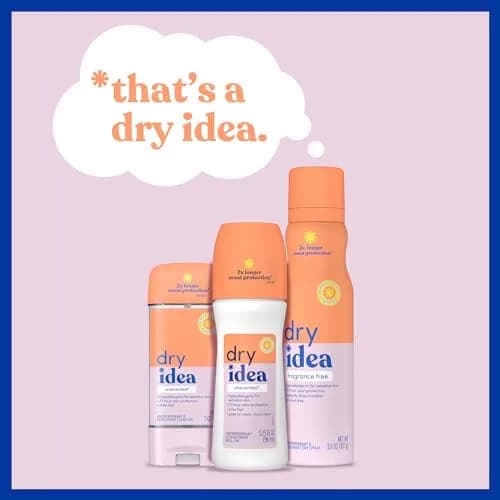 Dry Idea Roll-On Deodorant & Antiperspirant | 189ml (6.5 Fl Oz) | 72-Hour Odor Protection for Sensitive Skin thumbnail 6