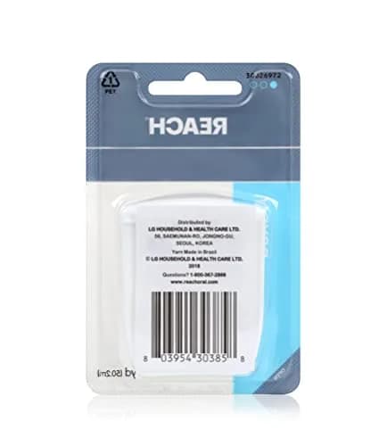 REACH Waxed Dental Floss, Unflavored, 660 ft (Pack of 4) | Shred Resistant Plaque Remover thumbnail 8