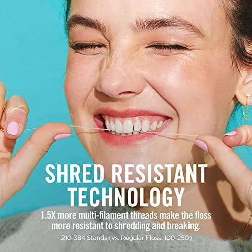 REACH Waxed Dental Floss, Unflavored, 660 ft (Pack of 4) | Shred Resistant Plaque Remover thumbnail 3