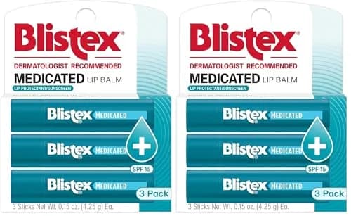 Blistex Medicated Lip Balm SPF 15 0.45 oz (12.8 g) | Seals in Moisture for Dry, Chapped Lips thumbnail 1