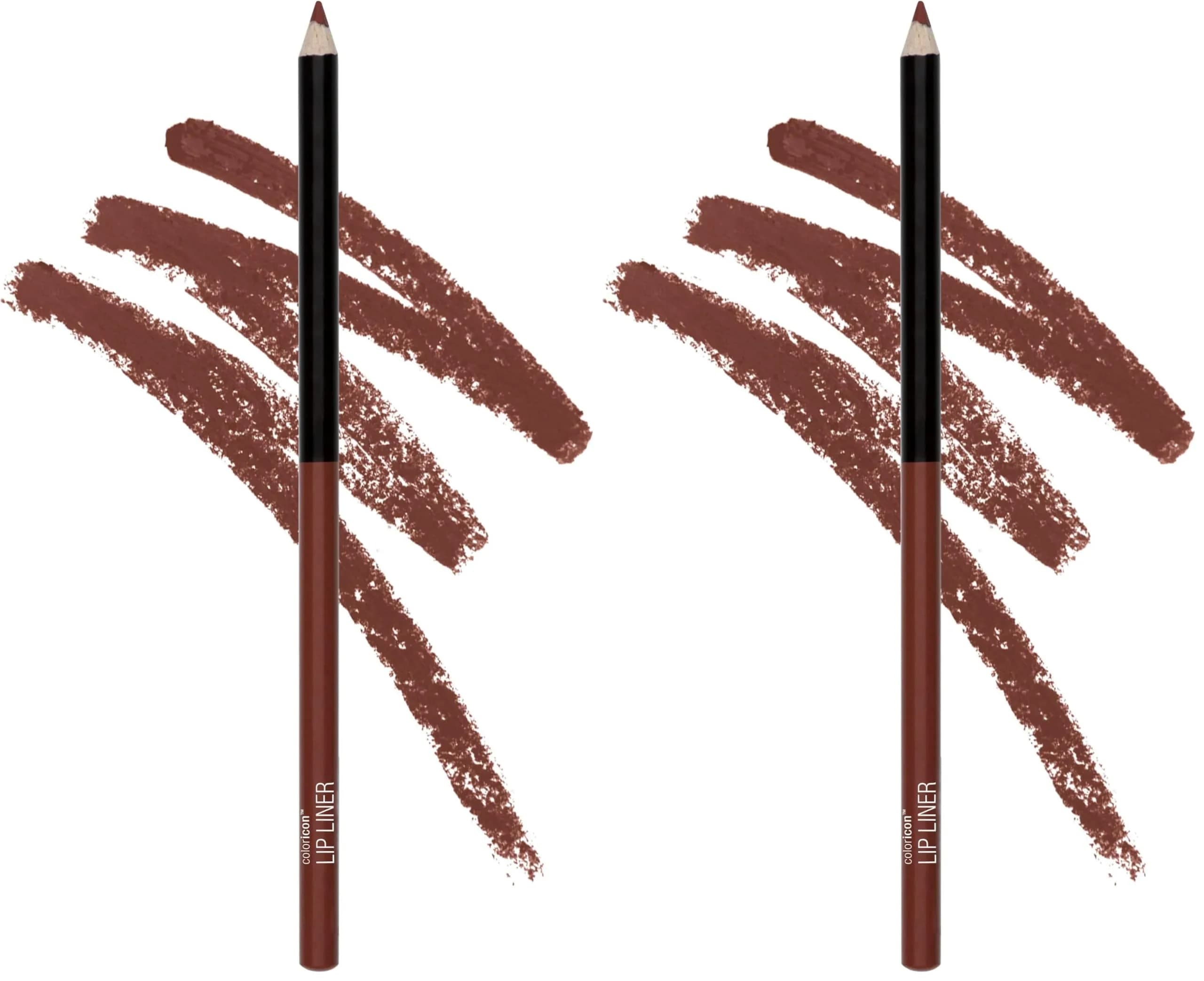 wet n wild Color Icon Lip Liner Pencil Dark Brown Chestnut (Pack of 2) | Creamy Glide & Defined Pout - main product image