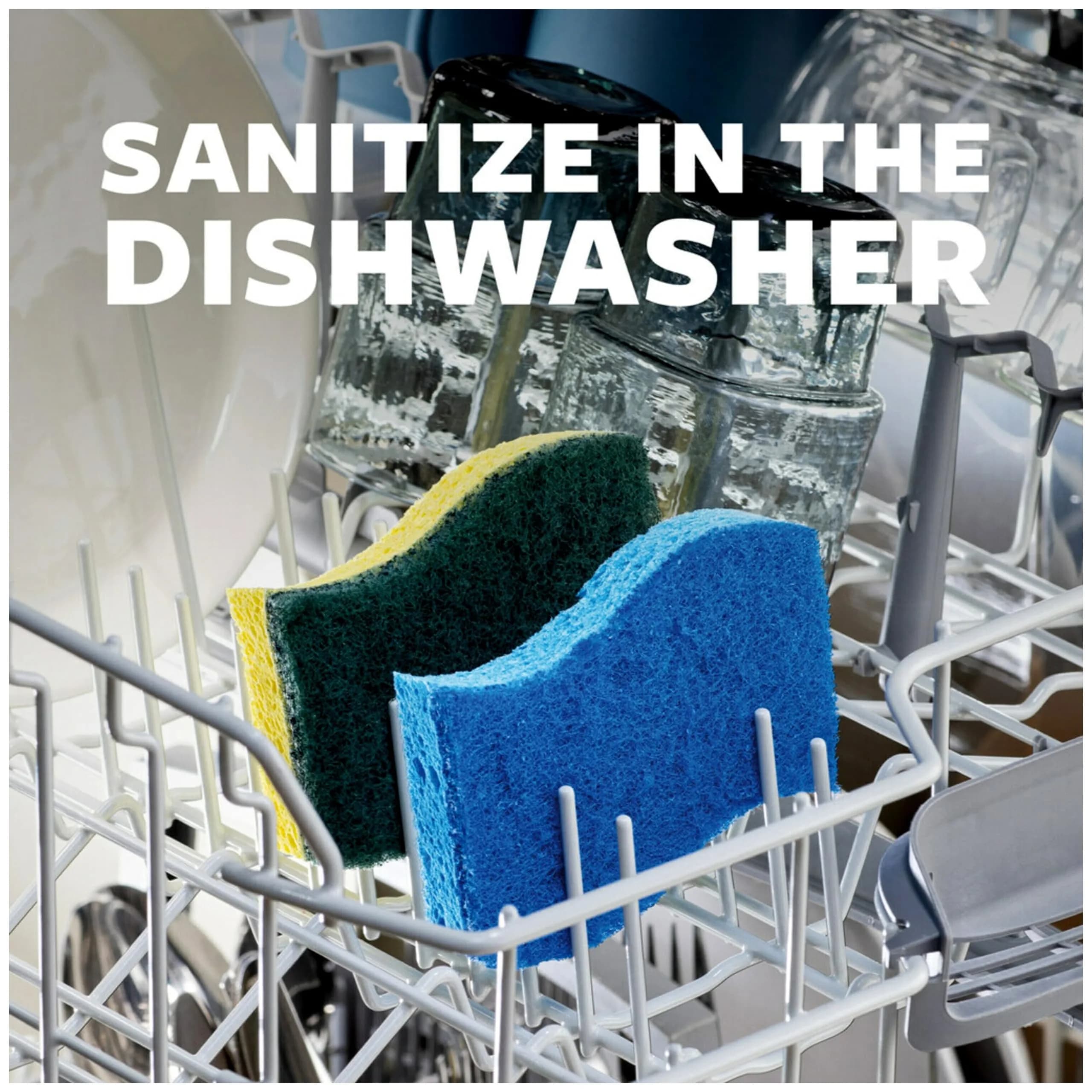 Scotch-Brite Heavy Duty Scrub Sponges (24 Sponges Total) | Tough Messes Shine Like New - view 8
