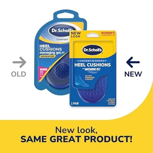 Dr. Scholl's Massaging Gel Heel Cushions for Women (Sizes 6-10) | All-Day Shock Absorption & Cushioning (2-Pack) thumbnail 2