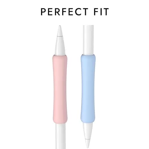 FAFALITHIC 4 Pack Silicone Grip for Apple Pencil 1st Gen, Pro, 2nd Gen, USB-C | White/Purple/Pink/Blue thumbnail 6