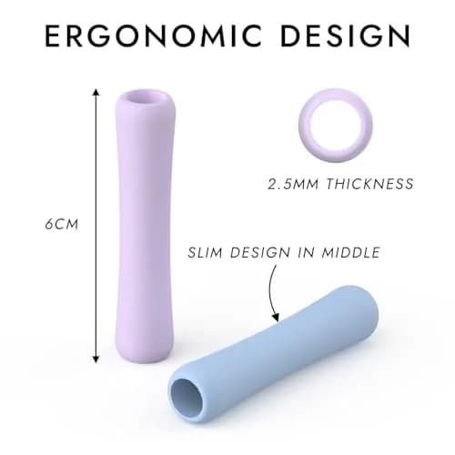 FAFALITHIC 4 Pack Silicone Grip for Apple Pencil 1st Gen, Pro, 2nd Gen, USB-C | White/Purple/Pink/Blue thumbnail 4