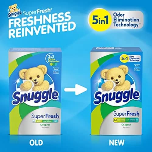 Snuggle Plus SuperFresh Fabric Softener Dryer Sheets Original Scent, 400 Count (200 Count x 2 Packs) thumbnail 8