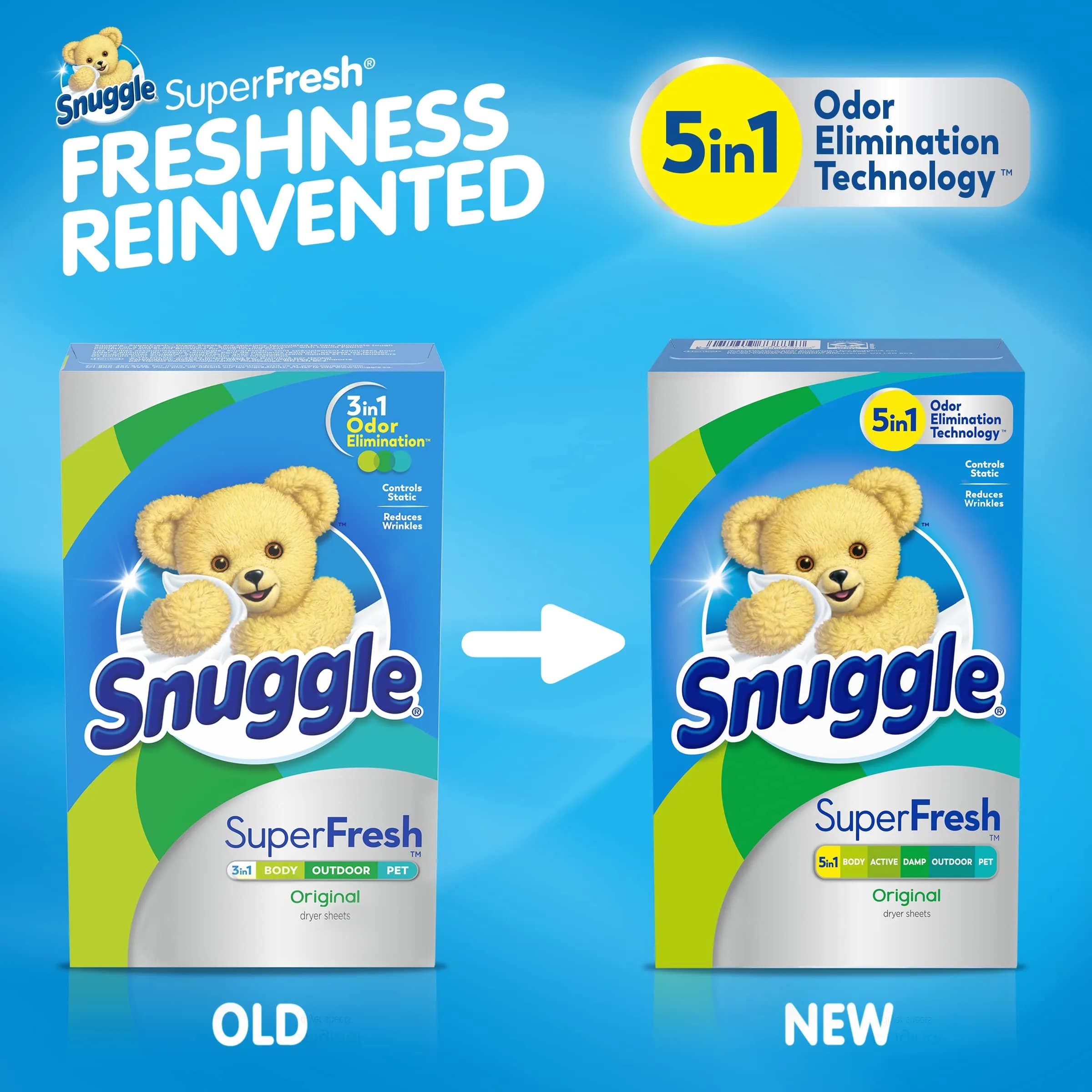 Snuggle Plus SuperFresh Fabric Softener Dryer Sheets Original Scent, 400 Count (200 Count x 2 Packs) - view 8