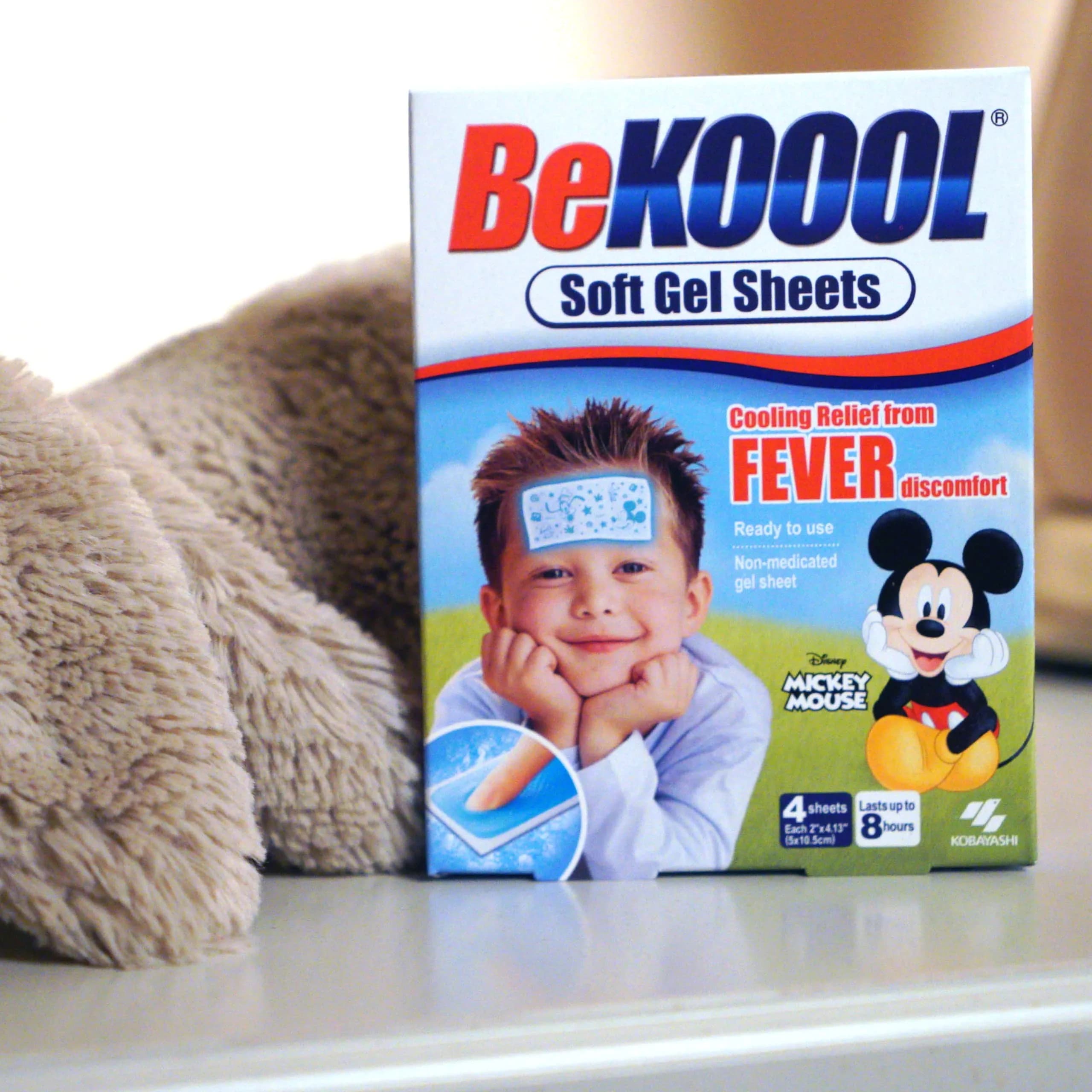 BeKoool Soft Gel Sheets for Kids, 4 Count (Pack of 3) | Cooling Relief for Fever Discomfort - view 7