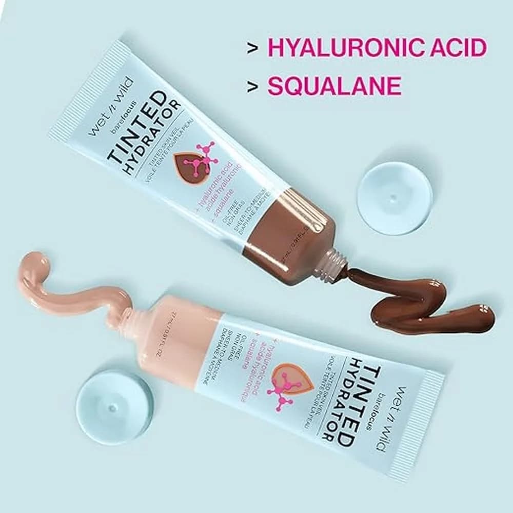 wet n wild Bare Focus Tinted Hydrator Skin Veil Medium Tan 1.82 fl oz (54 g) | Buildable Coverage for Normal, Dry, Combo Skin - view 3