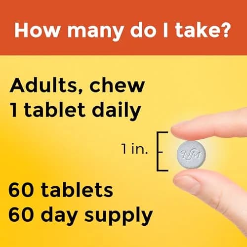 Nature Made Chewable Vitamin C 500 mg Tablets, 300 Count (150 Day Supply x 2) | USP Verified Immune Support thumbnail 5