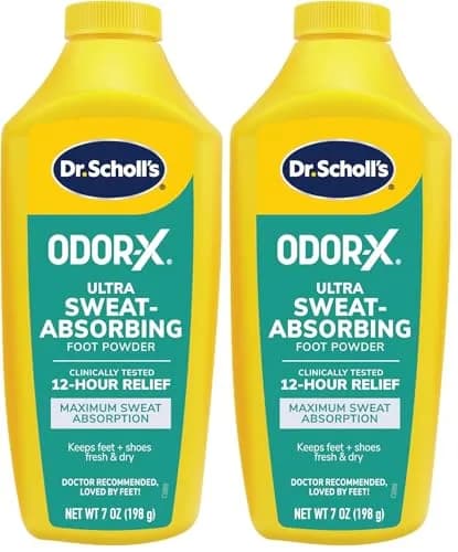Dr. Scholl's Ultra Sweat Absorbing Foot Powder 400ml (14 oz) | Clinically Tested 12-Hour Relief thumbnail 1