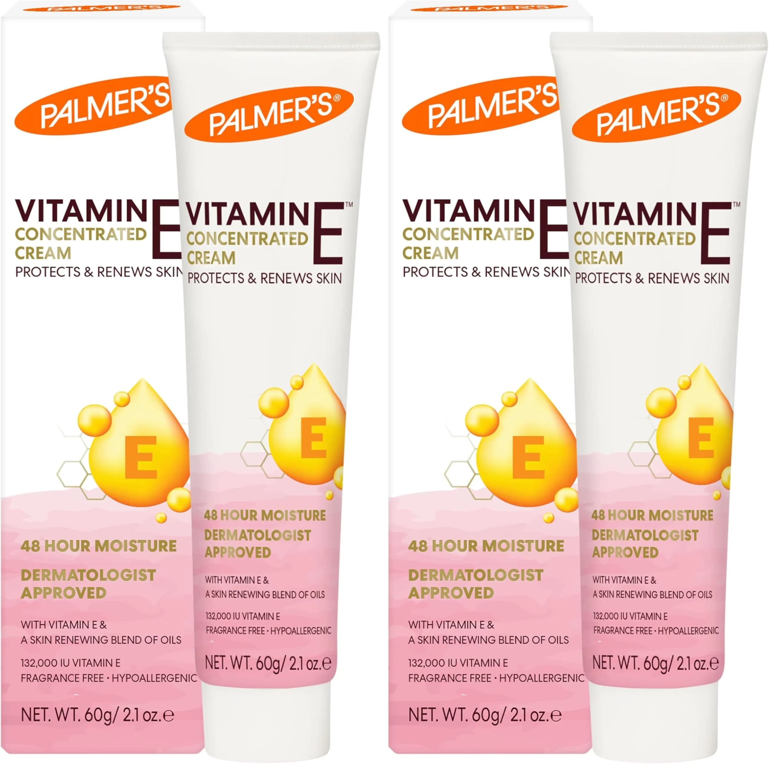Palmer's Natural Vitamin E Concentrated Cream 2.1oz | Moisturizes & Nourishes Skin — Blanco