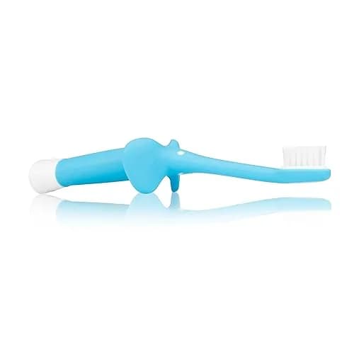 Dr. Brown's Infant-to-Toddler Toothbrush Soft Blue Elephant 2 Pack | BPA-Free Training Brush for Ages 0-3 Years thumbnail 8