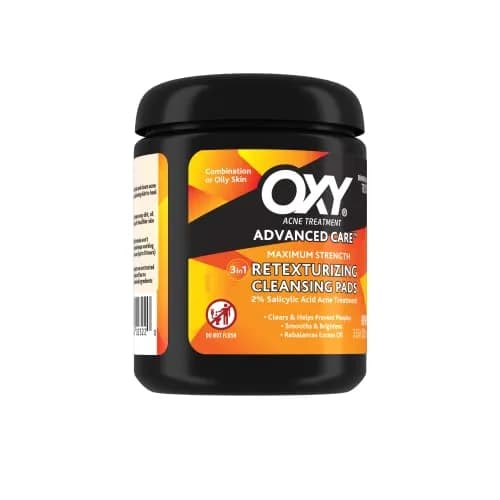 Oxy Maximum Action 3-In-1 Treatment Pads | 90 Count Pack of 2 for Clearer Skin thumbnail 2