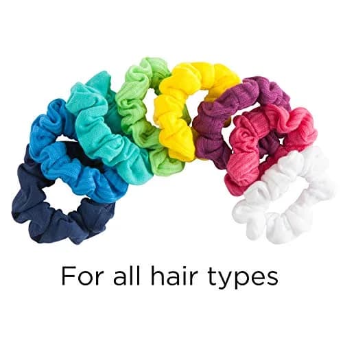 Goody Hair Scrunchie 8 Count Assorted Rainbow | Ouchless, All Hair Types, For Women & Men thumbnail 6