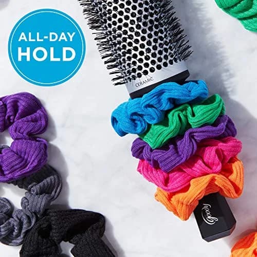 Goody Hair Scrunchie 8 Count Assorted Rainbow | Ouchless, All Hair Types, For Women & Men thumbnail 2