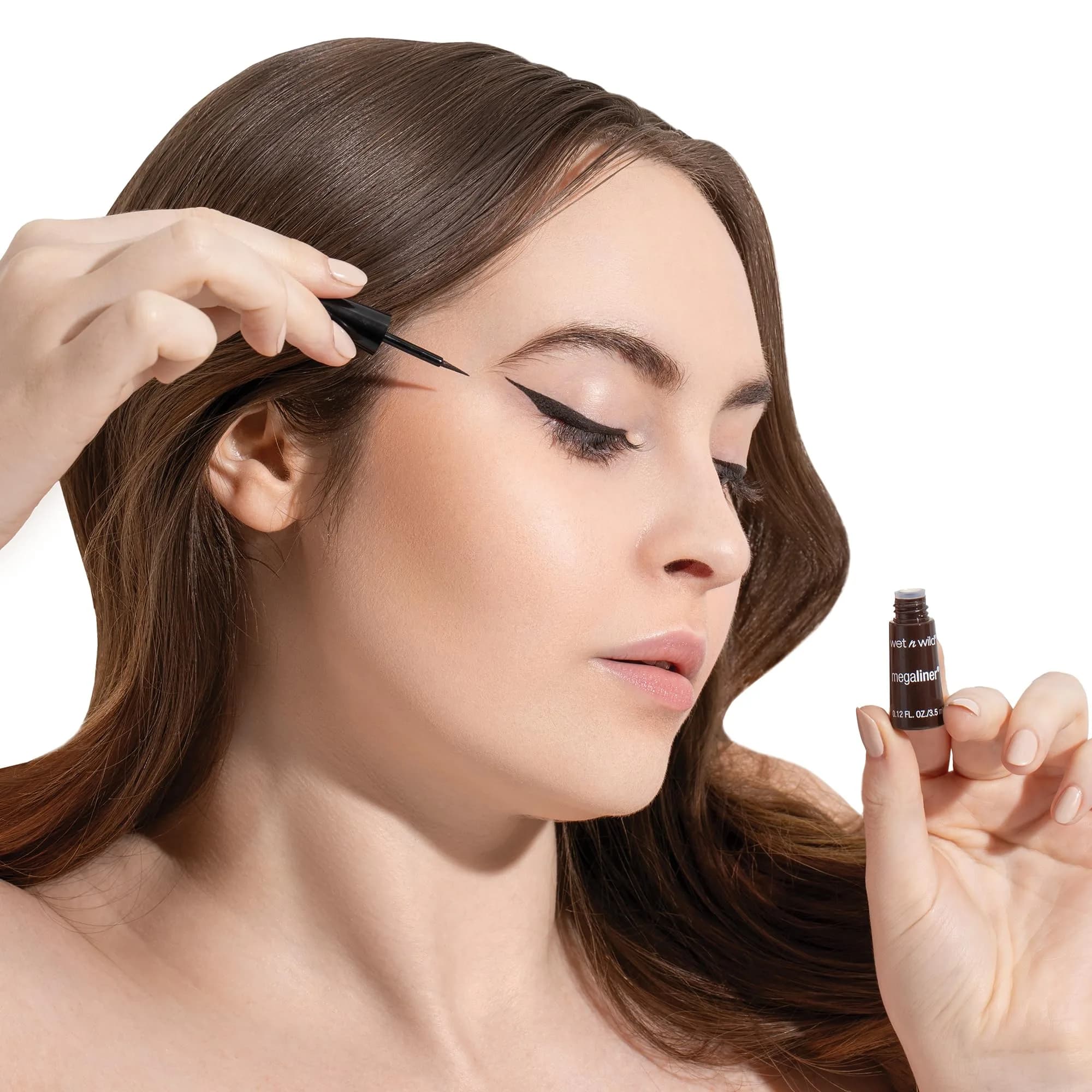 wet n wild MegaLiner Liquid Eyeliner - Marrón Oscuro (Pack of 2) | Intense Pigment - view 2
