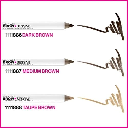 wet n wild Brow Pencil, Medium Brown | Ultra-Precise Dual-Ended Spoolie | 2 Pencils | Buildable Formula thumbnail 4