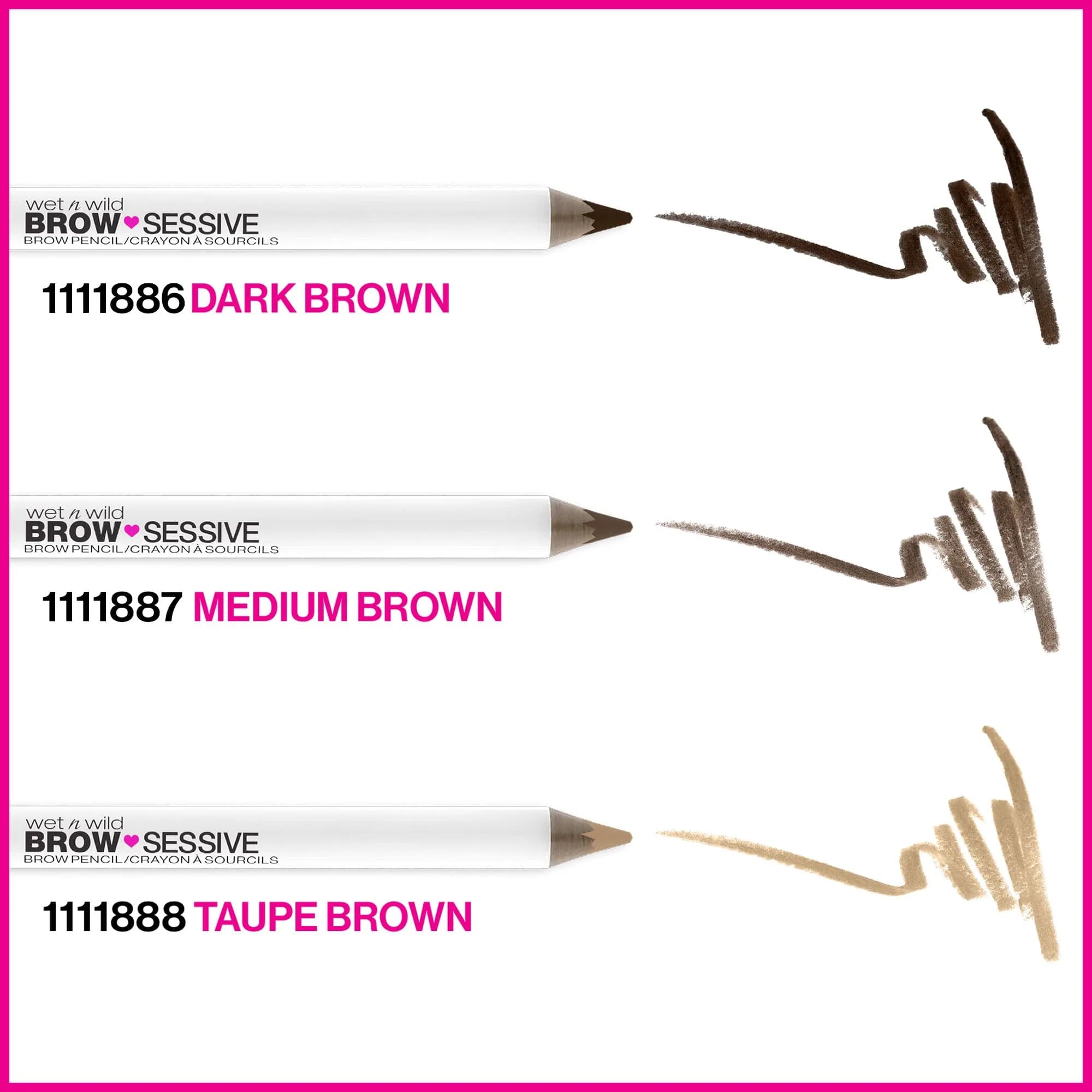 wet n wild Brow Pencil, Medium Brown | Ultra-Precise Dual-Ended Spoolie | 2 Pencils | Buildable Formula - view 4