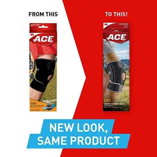 ACE Brand Adjustable Knee Brace with Side Stabilizers & Compression, Pack of 2 | FDA Approved Orthopedic Brace for Arthritis & Painful Joints thumbnail 5