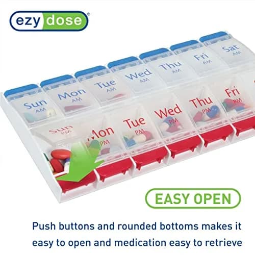 EZY DOSE 7-Day AM/PM Pill Organizer | Arthritis Foundation Ease-of-Use Commendation thumbnail 4