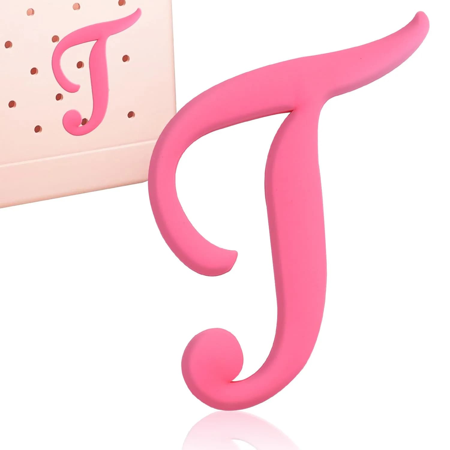 CTOHN Pink Letter Charm for Bogg Bag | Alphabet Insert Accessory (1 pc)