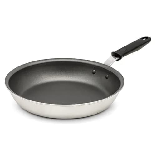 Vollrath 12-inch Wear-Ever Aluminum Fry Pan with SteelCoat x3 Nonstick & Silicone Handle | Commercial Durability thumbnail 1