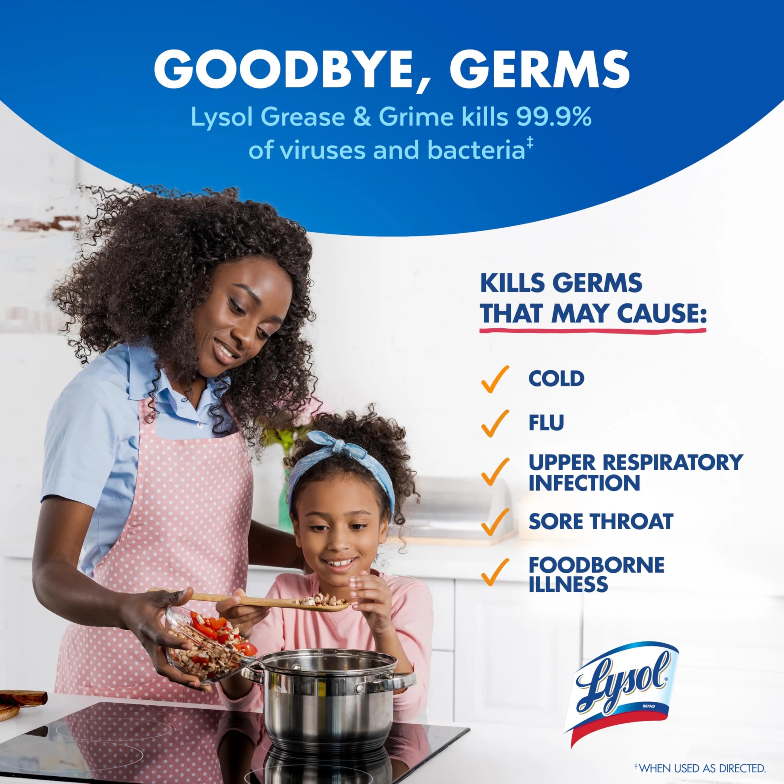 Lysol Pro Kitchen Cleaner and Degreaser Spray, Antibacterial All Purpose Cleaning Spray for Kitchens, Countertops, Ovens, and Appliances, Citrus Scent, 22oz - view 5