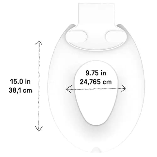 Ingenuity Flip & Sit Potty Seat 2pk (White) | Attaches to Adult Toilet Seat for Easy Potty Training thumbnail 4