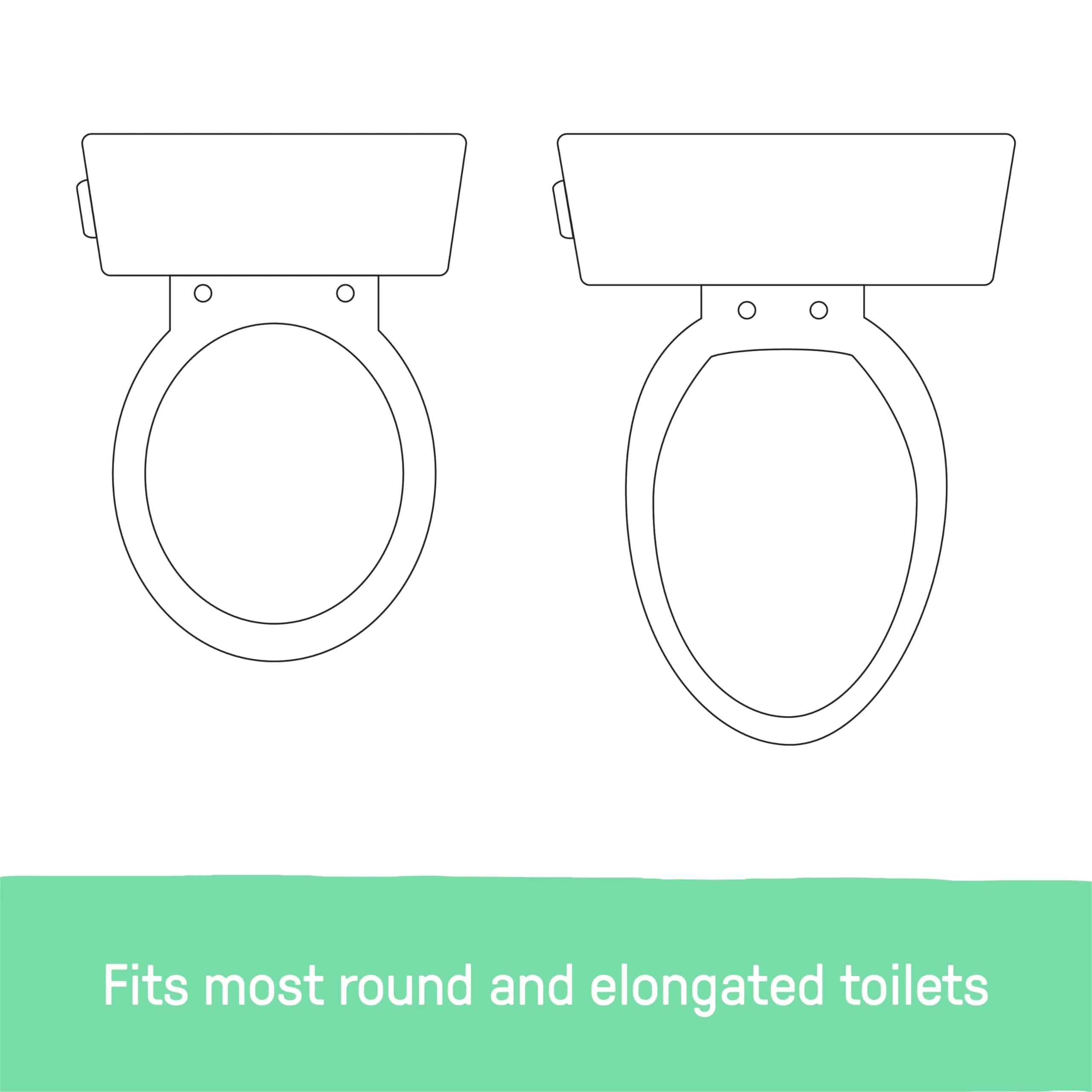 Ingenuity Flip & Sit Potty Seat 2pk (White) | Attaches to Adult Toilet Seat for Easy Potty Training - view 6