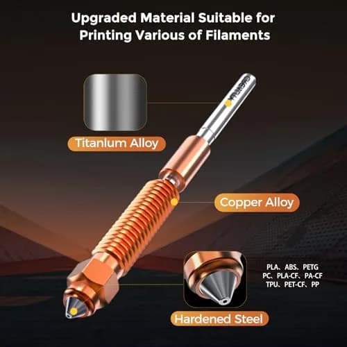 Comgrow Official Creality K1 SE Upgrade High Flow Hotend Kit | 300°C High Temp & 600mm/s Speed thumbnail 6