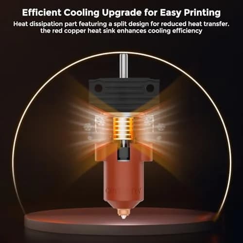 Comgrow Official Creality K1 SE Upgrade High Flow Hotend Kit | 300°C High Temp & 600mm/s Speed thumbnail 2