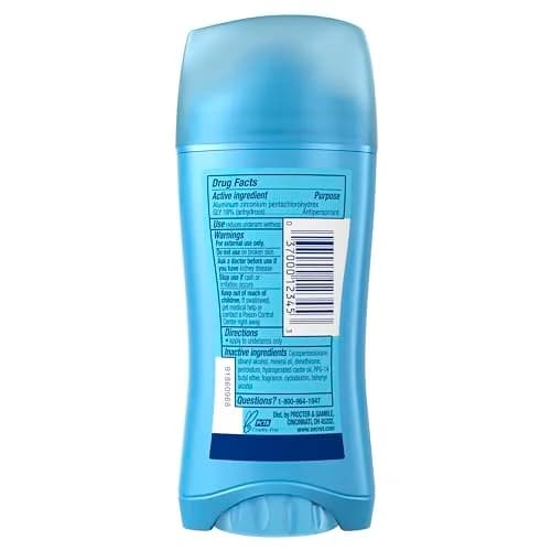 Secret Solid Antiperspirant Deodorant for Women, Shower Fresh Scent, Invisible, 5.2 oz (2 x 2.6 oz) | 24-Hour Sweat & Odor Protection thumbnail 7
