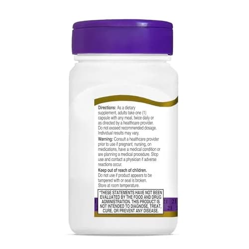 21st Century Resveratrol Red Wine Extract Capsules | Antioxidant Support for Cellular Wellness (70-120 chars) thumbnail 7