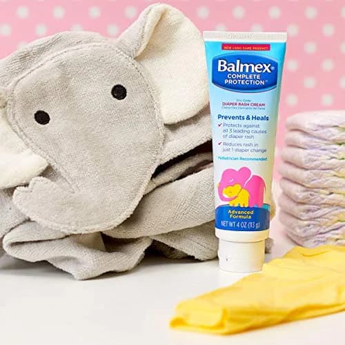 Balmex Complete Protection Baby Diaper Rash Cream with Zinc Oxide, 4 Ounce (Pack of 2) | Heals & Protects Baby Skin thumbnail 7