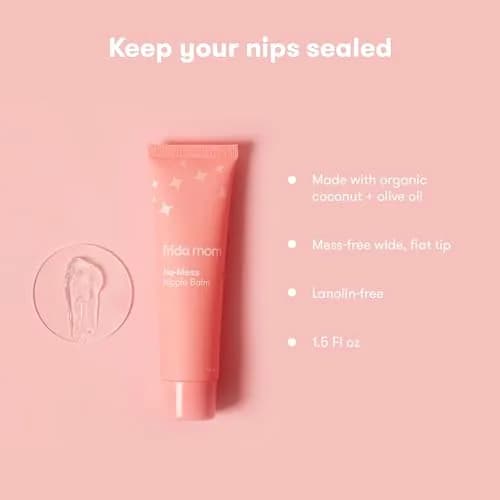 Frida Mom No-Mess Nipple Balm Moisturizer 3 fl oz (90ml) | Lanolin-Free Hydrating Balm for Sore Nipples thumbnail 3