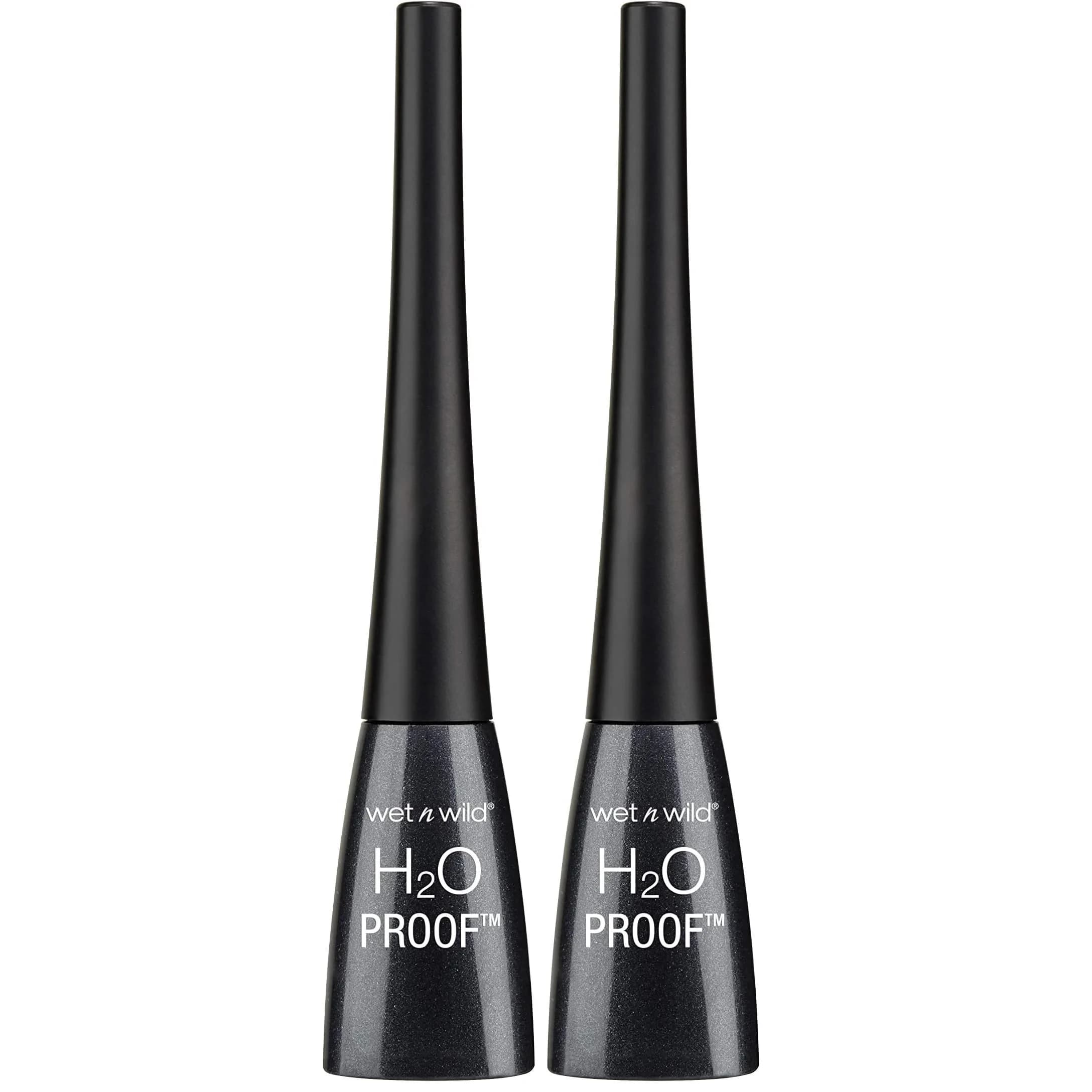 wet n wild Liquid Eyeliner H2O Proof Black 10ml (0.34 Fl Oz) | Waterproof & Smudge-Proof - main product image
