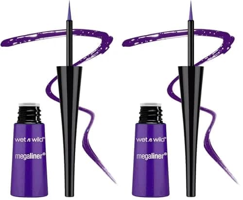 wet n wild MegaLiner Liquid Eyeliner in Electric Purple - Pack of 2 thumbnail 1