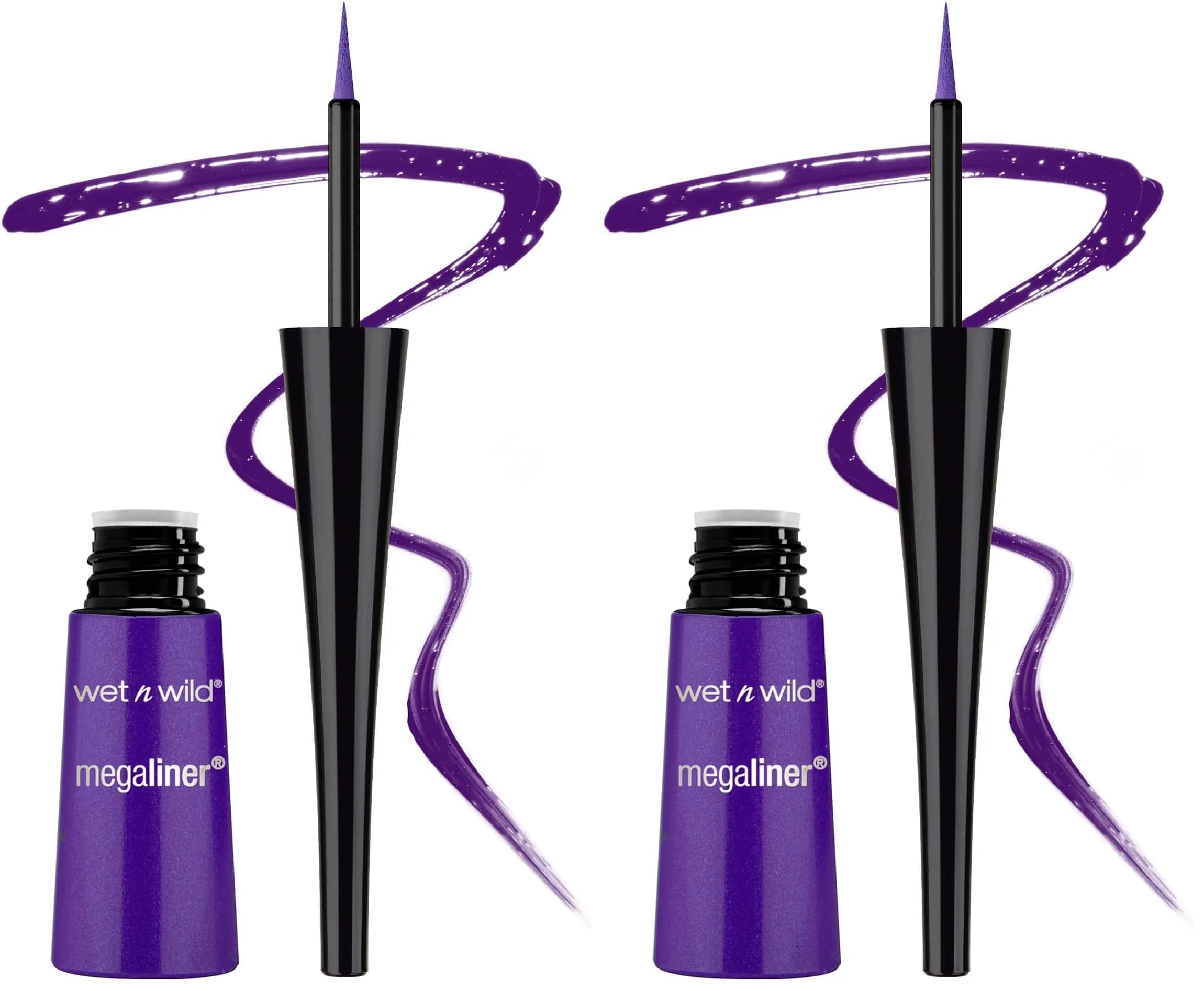 wet n wild MegaLiner Liquid Eyeliner in Electric Purple - Pack of 2 - main product image