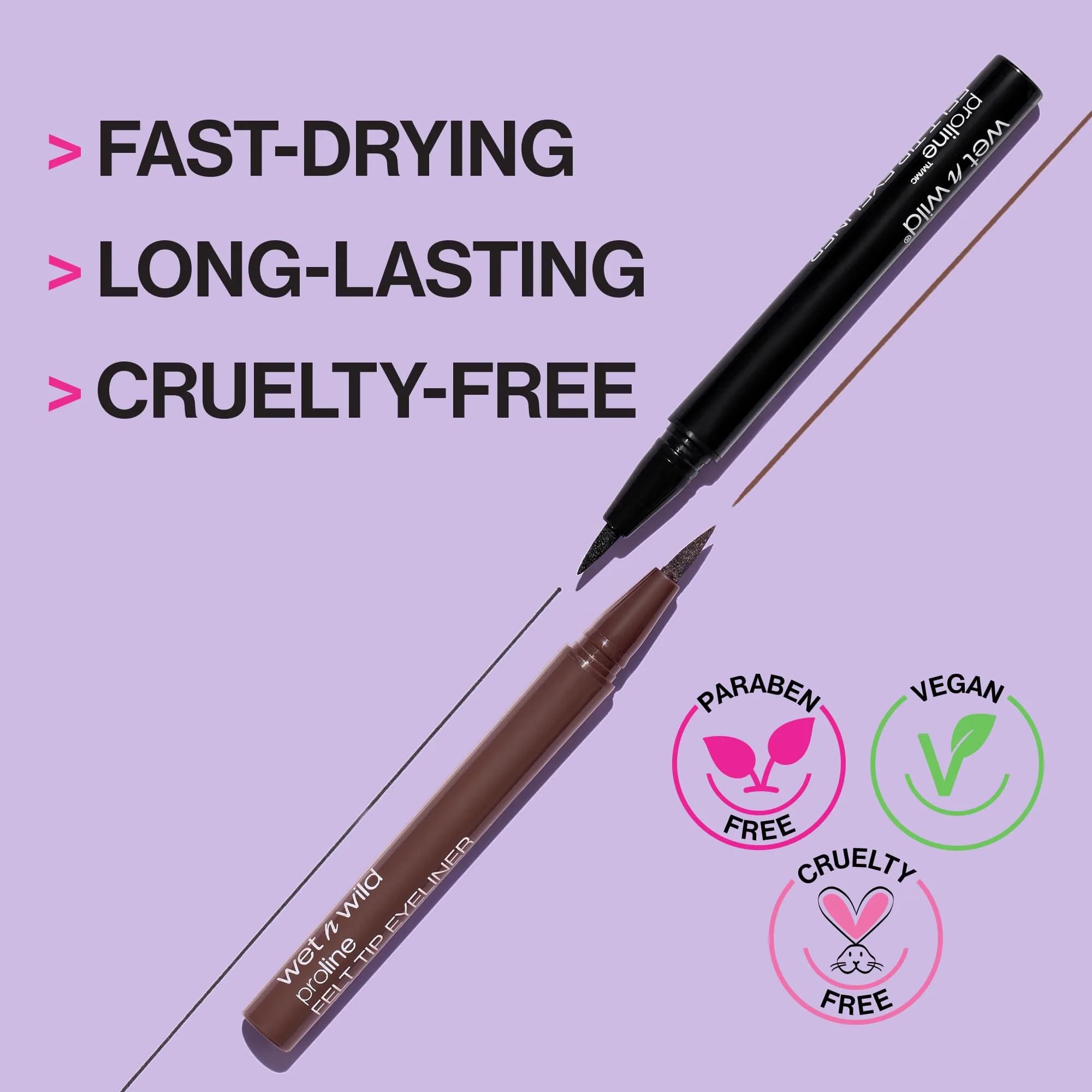 wet n wild MegaLiner Liquid Eyeliner in Electric Purple - Pack of 2 - view 3